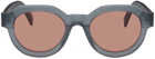 RETROSUPERFUTURE Gray Vostro Sunglasses