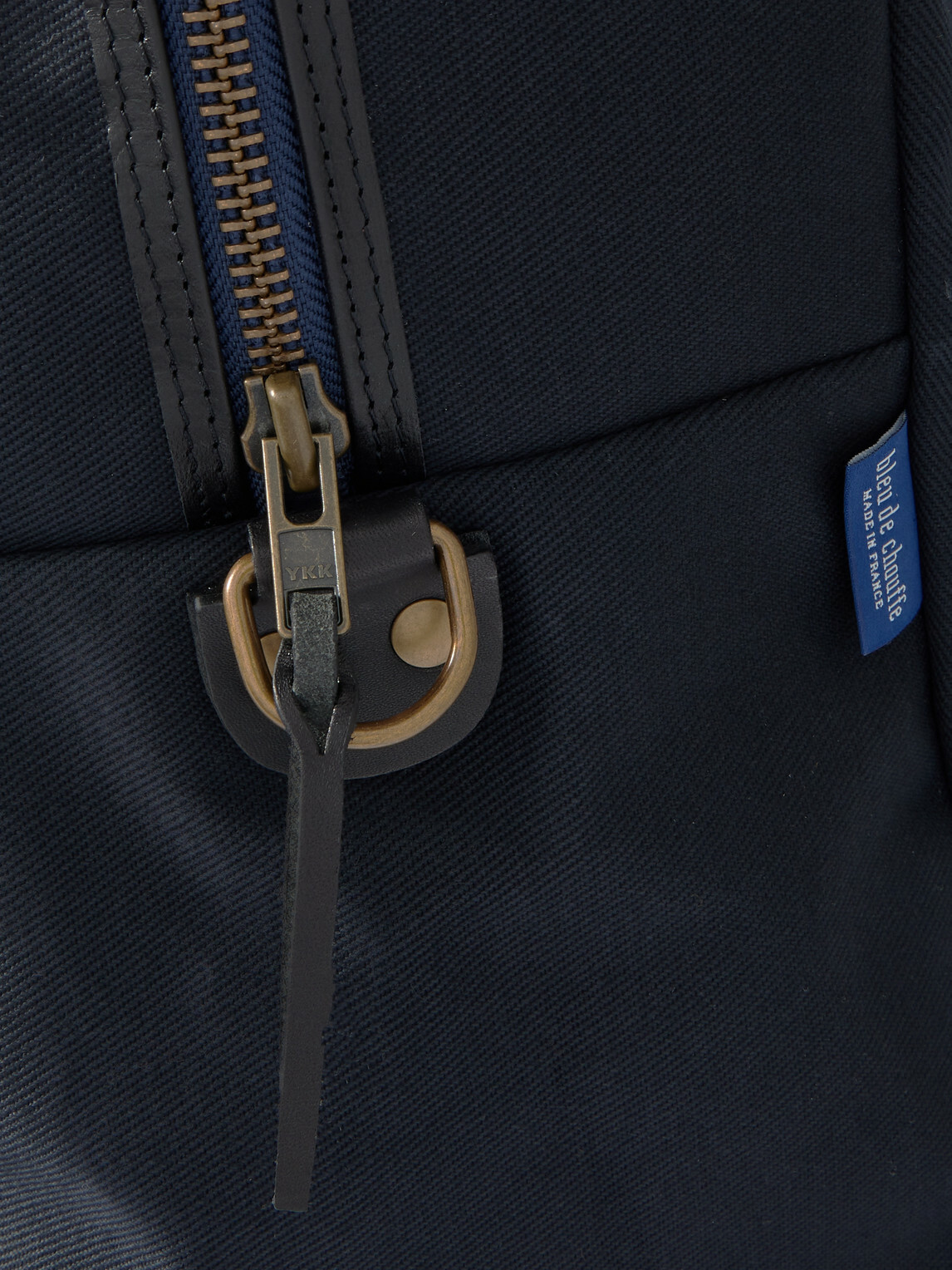 Bleu de Chauffe - Sac Voyage Leather-Trimmed Waxed Cotton-Canvas Weekend Bag - Black