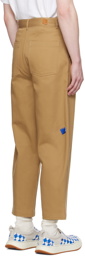 ADER error Tan Tag Trousers