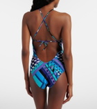 Pucci Vivara open-back swimsuit