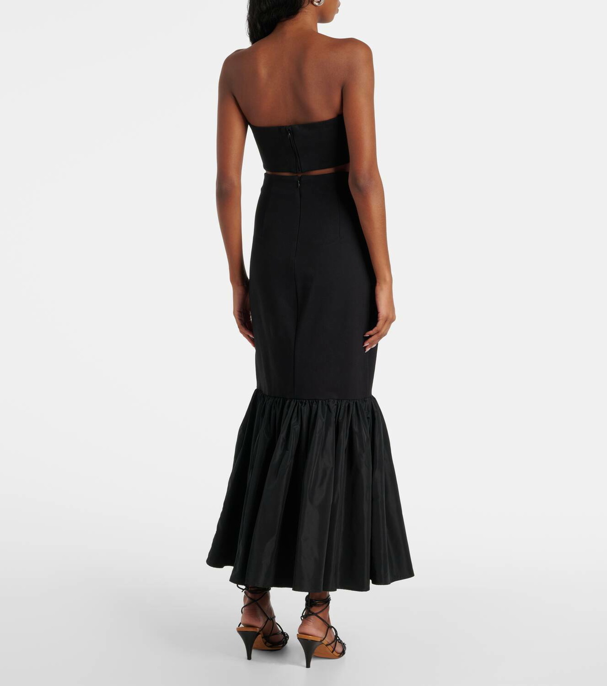 fitted lace wedding dress Tall Status Print Maxi Dress – Ashley Stewart main image 0