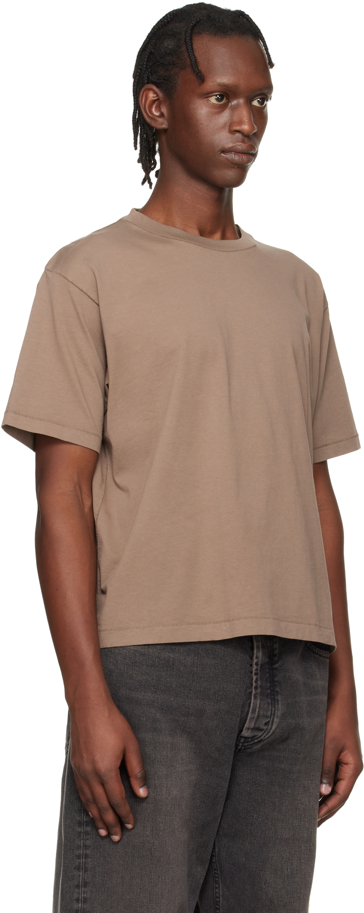 HOPE Brown Boxy T-shirt