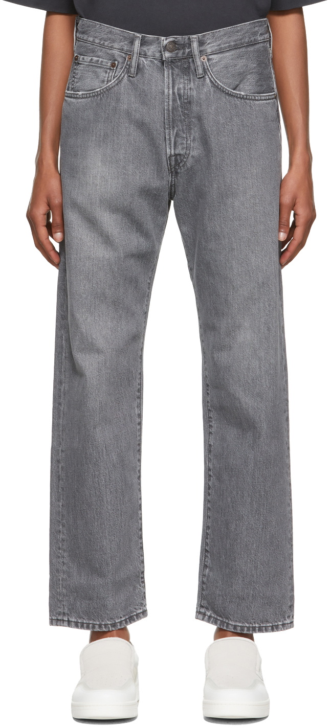 Acne Studios Grey Loose Fit Jeans Acne Studios