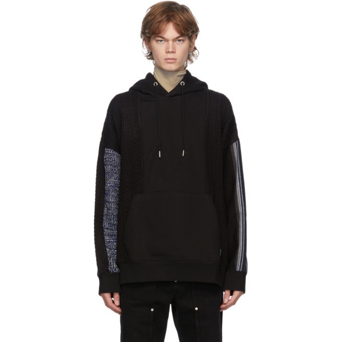 Photo: Andersson Bell Black and Blue Contrasting Seoul Hoodie