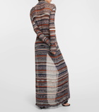 Missoni Ribbed-knit striped cardigan