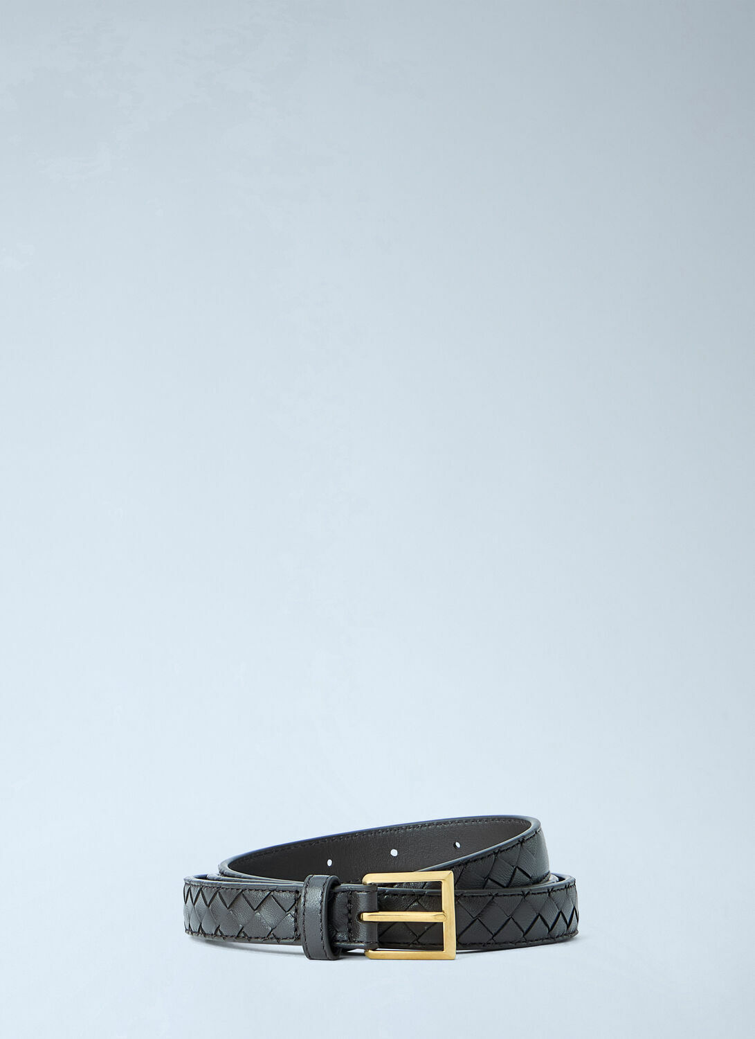 Bottega Veneta Solo Leather Belt