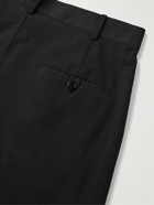The Row - Berto Wide-Leg Pleated Cashmere-Blend Trousers - Black