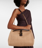 Ferragamo Medium raffia shoulder bag