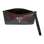 Marcelo Burlon County of Milan Black and Red Wing Barcode Pouch