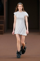 Loewe - Flamenco leather wedge ankle boots