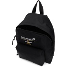 VETEMENTS Black Antwerp Logo Backpack