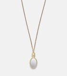 Yvonne Léon Joli Miroir 18kt and 9kt gold pendant necklace with citrines