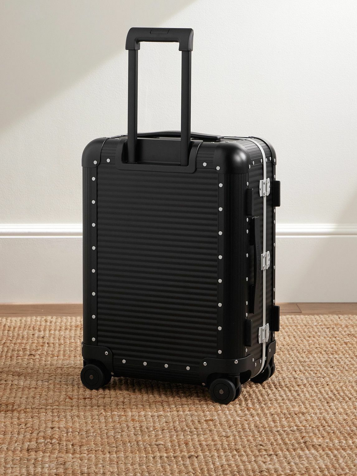 FPM Milano - Bank Spinner 55cm Rubber-Trimmed Aluminium Suitcase