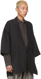 Jan-Jan Van Essche Black #10 Kimono Cardigan