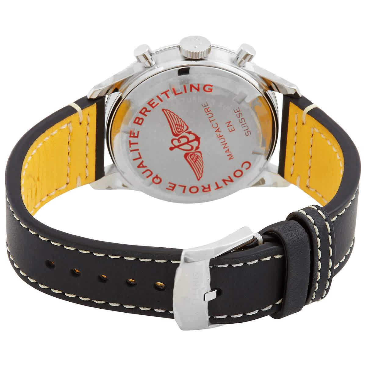 Breitling Aviator 8 Chronograph Hand Wind Black Dial Mens Watch AB0920131B1X1