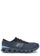 ON Cloud X 4 Panelled Mesh-knit Sneakers Navy