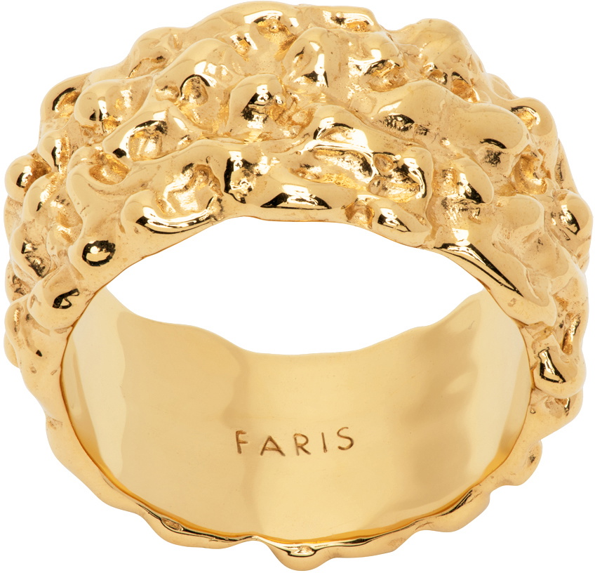 FARIS Gold Roca Ring