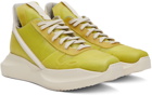 Rick Owens Yellow Geo Geth Sneakers