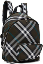 Burberry Gray Shield Backpack
