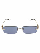 Cartier Eyewear Rectangle Rimless Sunglasses
