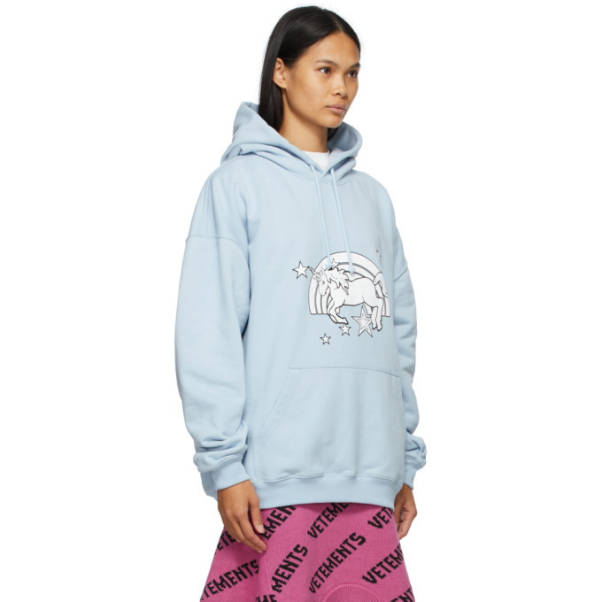 Blue hotsell unicorn hoodie