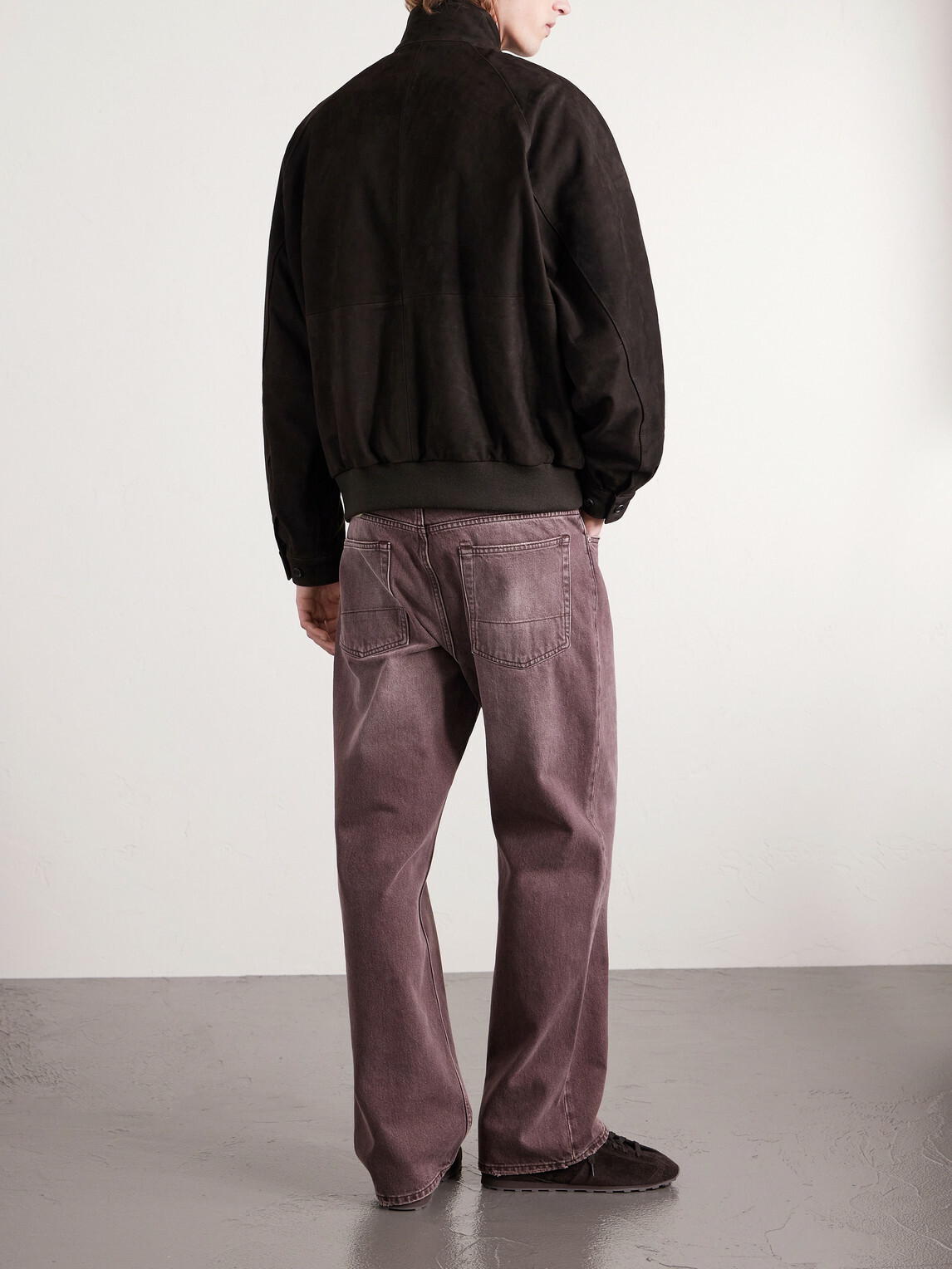 ssstein - Nubuck Bomber Jacket - Brown
