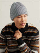 Mr P. - Cairn Ribbed Cashmere Beanie