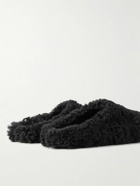 Marni - Fussbett Sabot Shearling Mules - Black