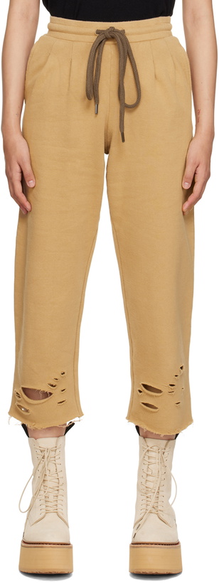 Photo: R13 Khaki Pleated Lounge Pants