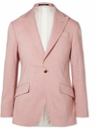 Richard James - Hyde Linen-Blend Suit Jacket - Pink