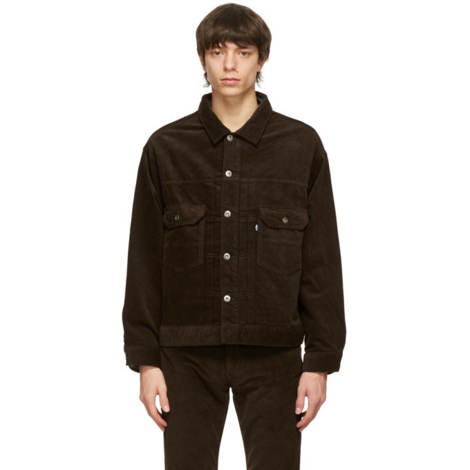 Photo: Levis Made and Crafted Brown Corduroy Oversized Jacket