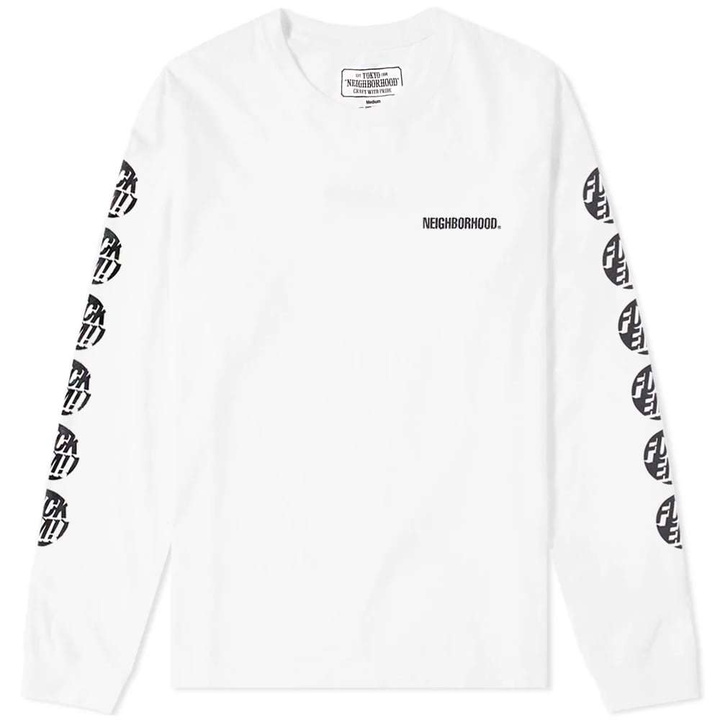 Photo: Neighborhood Long Sleeve EM Tee White