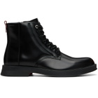 Hugo Black Leather Boots