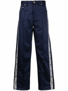 EYTYS Blue Titan Tape Wide-Leg Trousers