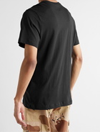 NIKE - Logo-Print Cotton-Jersey T-Shirt - Black