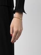 Lizzie Mandler Fine Jewelry 18K Yellow Gold XS Knife Edge Diamond Bracelet
