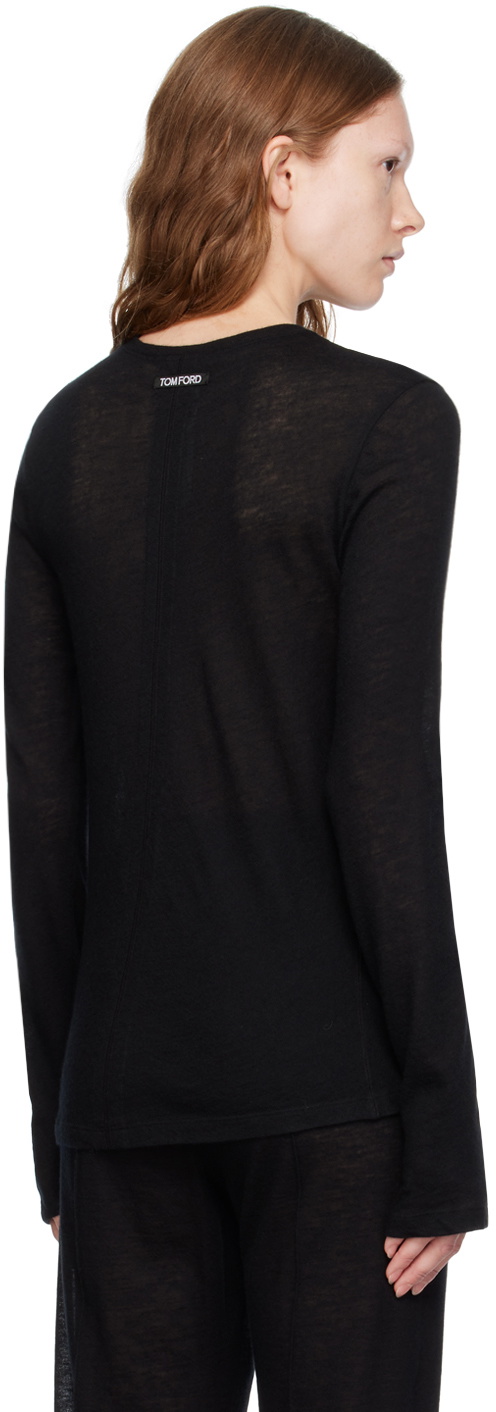 TOM FORD Black Crewneck Sweater