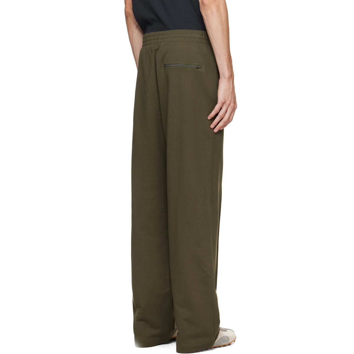 Helmut Lang Green Logo Sweatpants