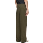 Helmut Lang Green Logo Sweatpants