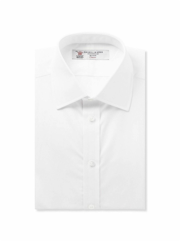 Photo: Turnbull & Asser - White Double-Cuff Cotton Shirt - White