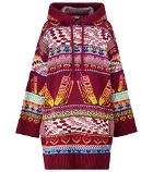 Stella McCartney - Intarsia wool-blend hoodie dress