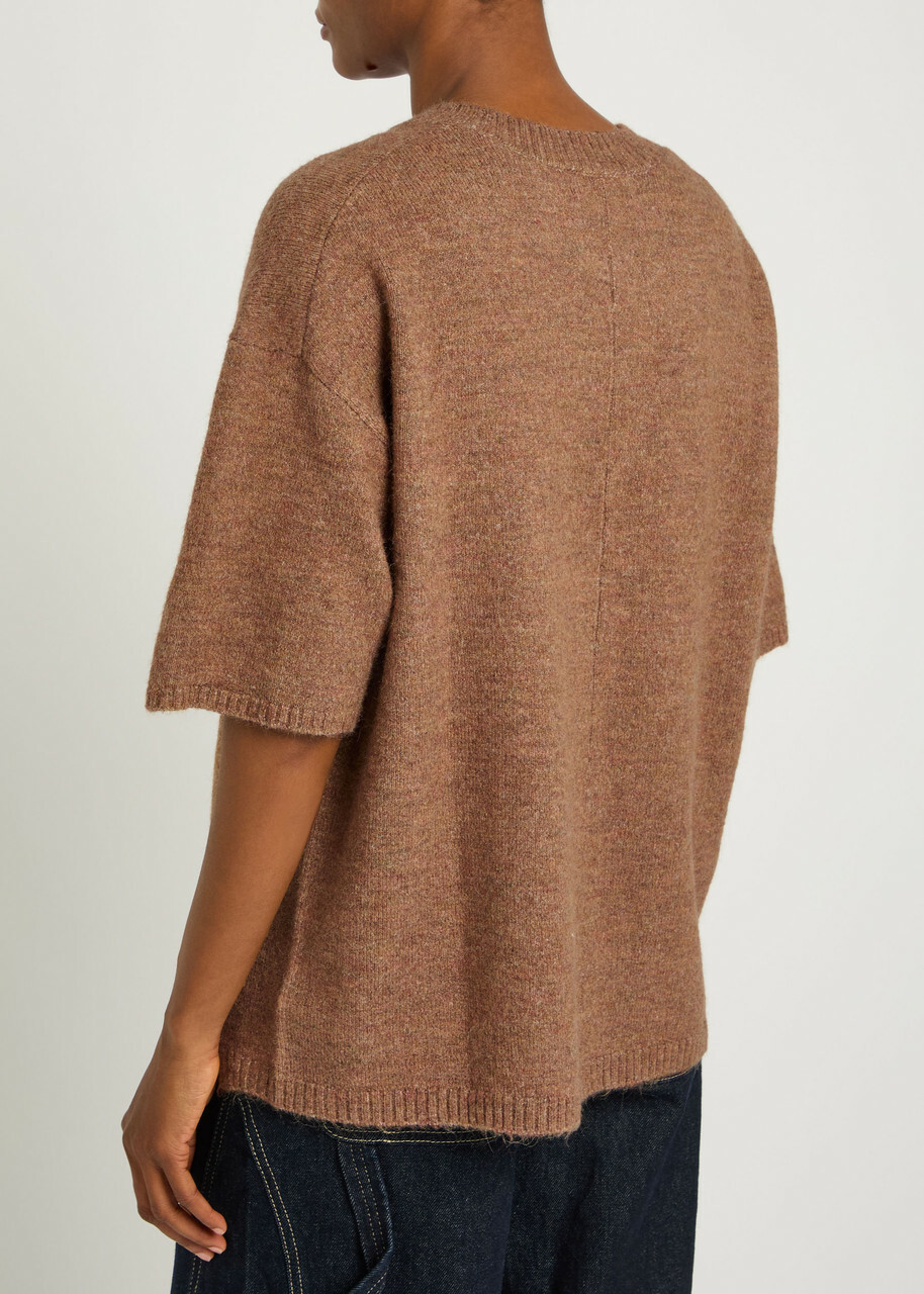 Free People Margot Knit Jumper Brown