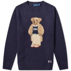 Polo Ralph Lauren Casual Bear Intarsia Crew Knit