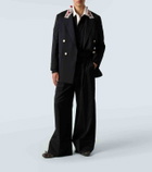 Simone Rocha Layered ruffled cotton jersey polo shirt