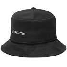 Pangaia Canvas Bucket Hat in Black
