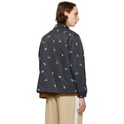 Maison Kitsune SSENSE Exclusive Black Puma Edition All Over Coach Jacket