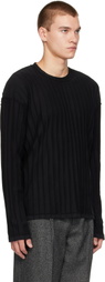 mfpen Black Round Neck Sweater