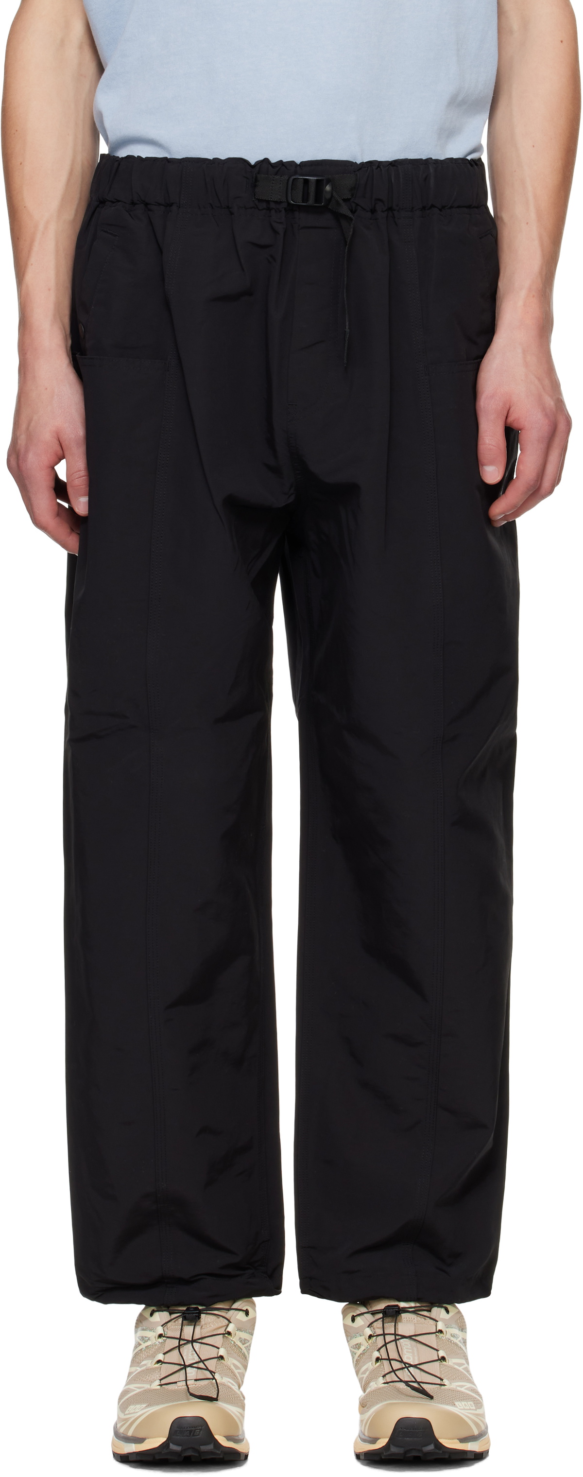 South2 West8 Black Belted C.S Trousers