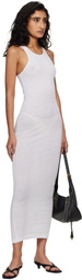 Entire Studios Gray Muscle Tank Midi Dress