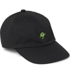 Flagstuff - Embroidered Cotton-Twill Baseball Cap - Black